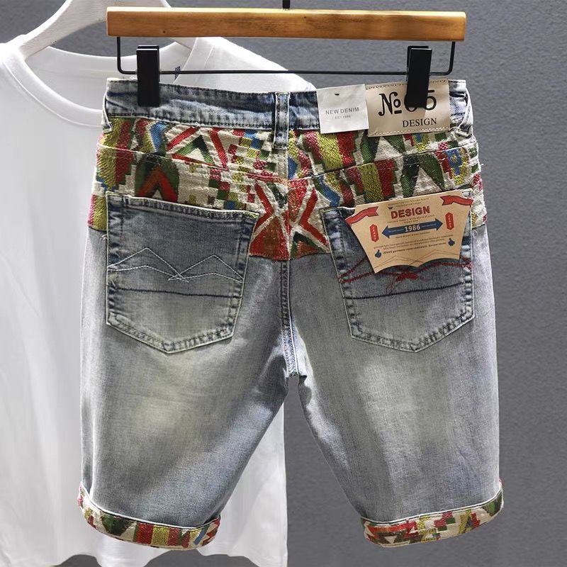 Distressed Jean Rip - Шорты мужские из денима разных цветов,