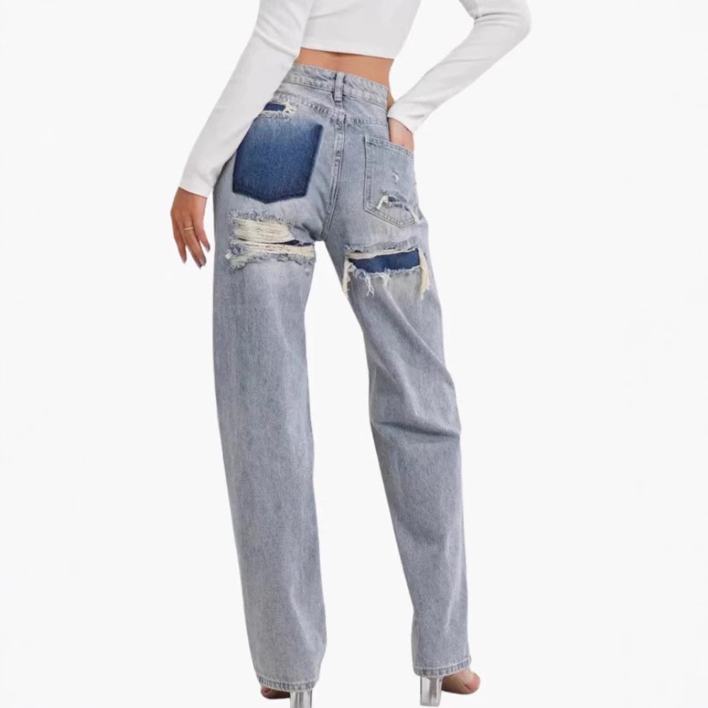 Женские джинсы свободного кроя – обзор и цена Distressed Jean Rip