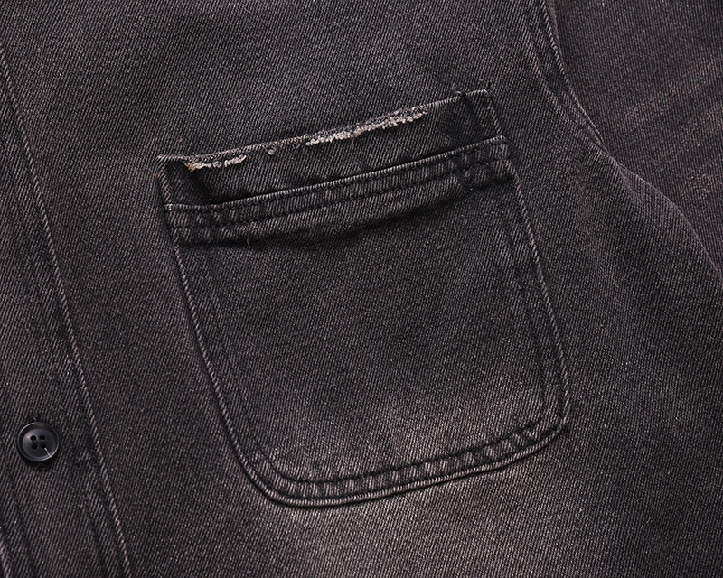 Мужская джинсовая куртка в сти – обзор и цена Distressed Jean Rip