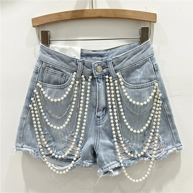 Джинсовые шорты с рваными дырк – обзор и цена Distressed Jean Rip