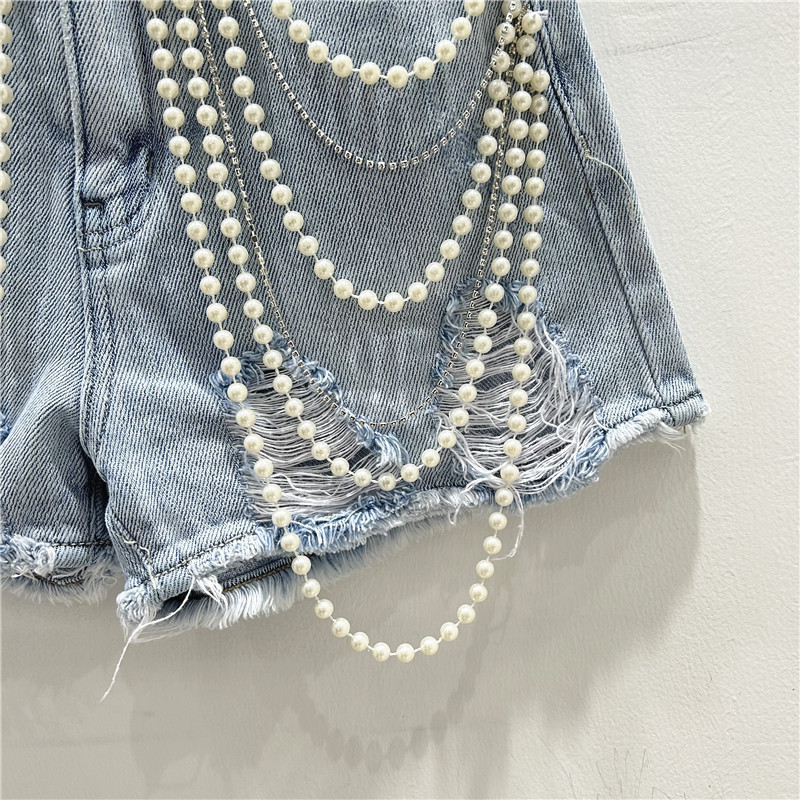Джинсовые шорты с рваными дырк – обзор и цена Distressed Jean Rip