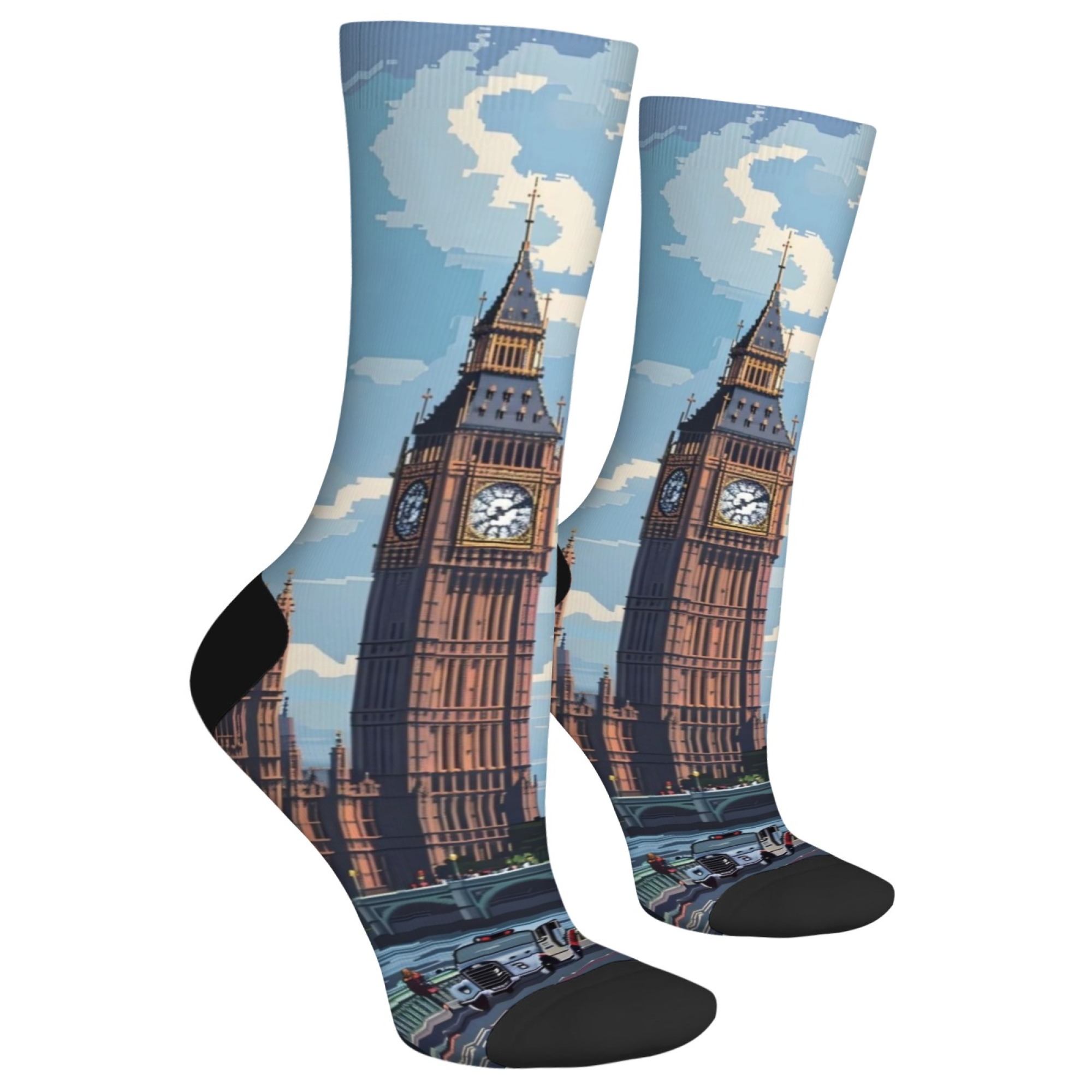 Мужские носки в комическом сти – обзор и цена Street Fashion In London
