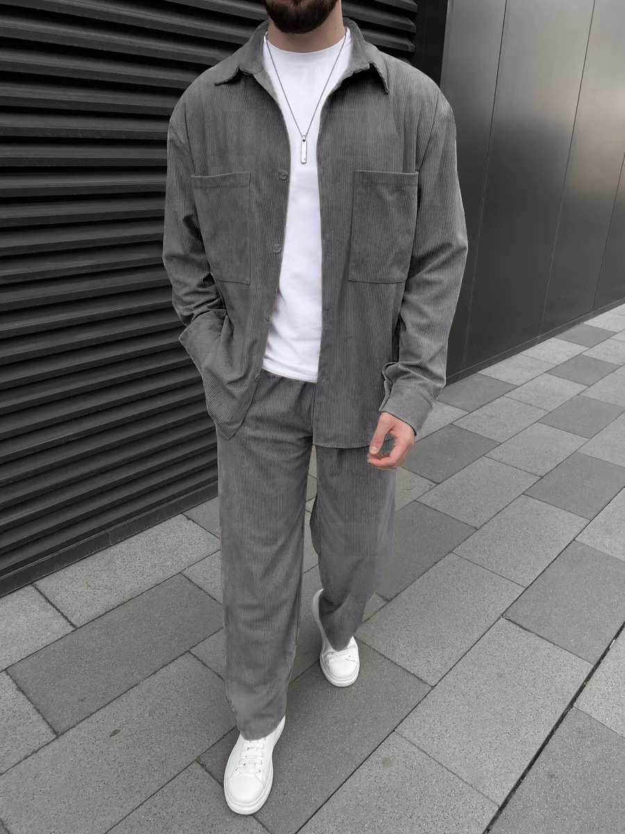 Мужской вельветовый костюм-дво – обзор и цена Street Fashion Clothing