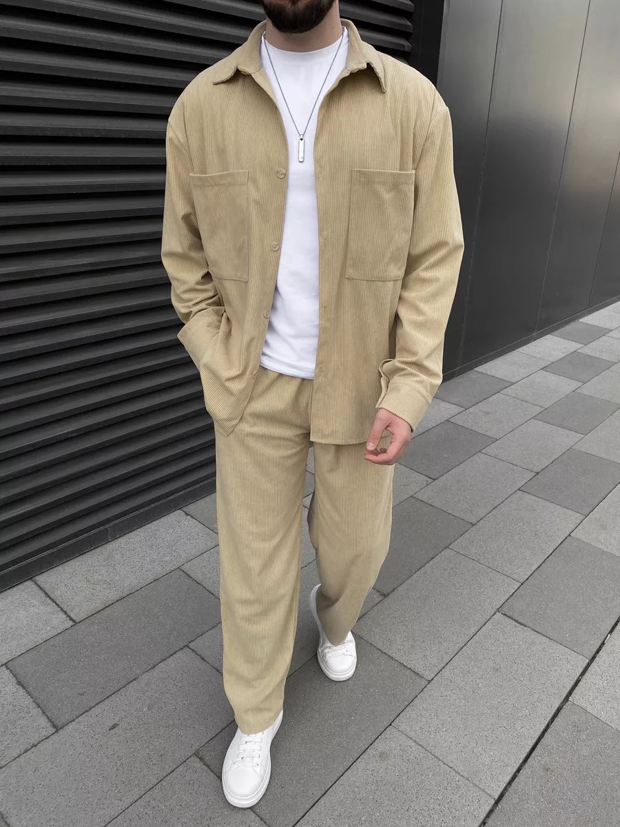 Мужской вельветовый костюм-дво – обзор и цена Street Fashion Clothing