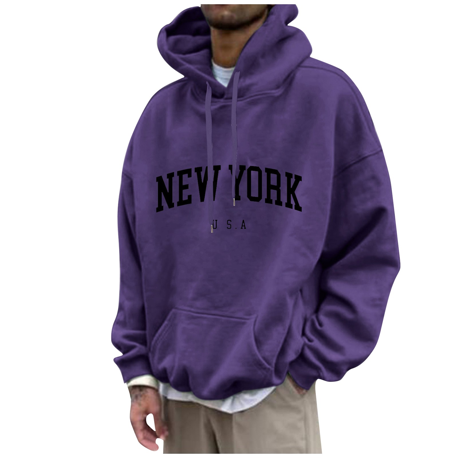 Мужские толстовки с принтом Нь – обзор и цена Street Fashion In New York
