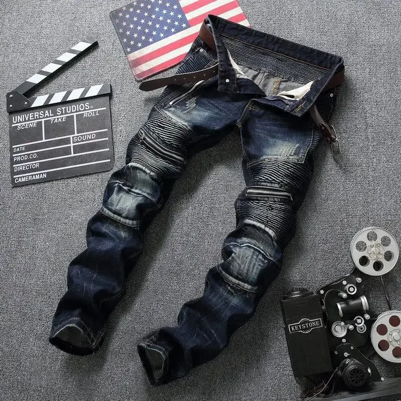 Рваные узкие джинсы в уличном  – обзор и цена Distressed Jean Rip