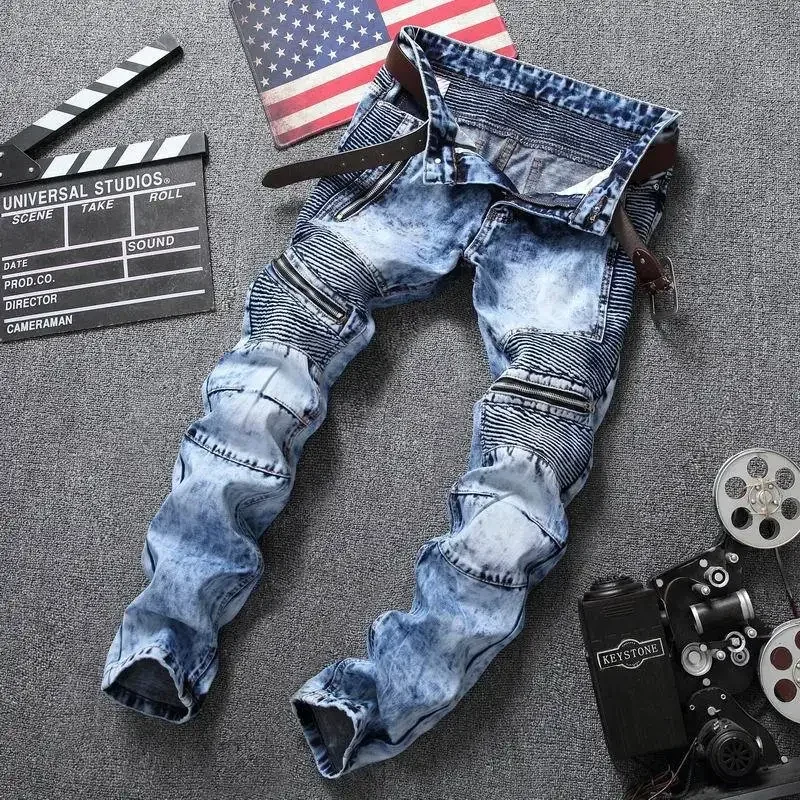 Рваные узкие джинсы в уличном  – обзор и цена Distressed Jean Rip